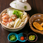 季節によってはあったかい鍋もお楽しみいただけるのがポイント☆旬の食材をお楽しみください。