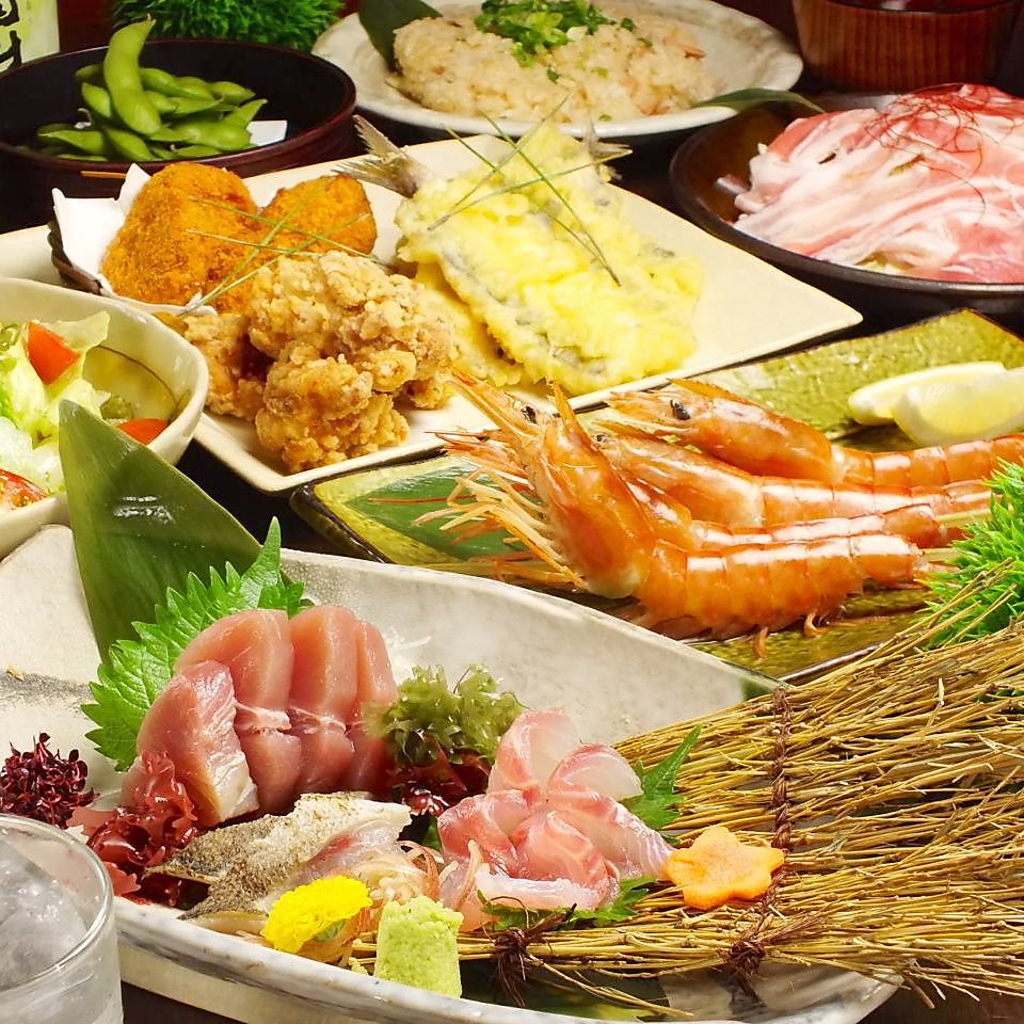 当日でもご宴会対応致します＝人気料理を堪能♪『かっこ八王子コース』飲み放題付きで大好評！