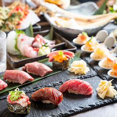 完全個室 和牛肉寿司×焼き鳥×鮮魚 創作和食居酒屋 みやこ 上野店のコース写真