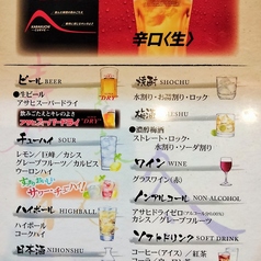 ソフトドリンク　コーヒー(アイス) &nbsp;紅茶　コーラ　オレンジジュース　烏龍茶　