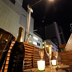 【新宿夜景×ビアガーデンシート】新宿の大都会の夜景を眺めながらゆっくりとした時間を過ごしませんか？サークルの飲み会や女子会、同窓会などニーズに合わせてお使い下さい。幹事1名様無料・飲み放題割引き・誕生日記念日プレート等、お得なクーポンも多数ご用意しております！