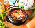 料理メニュー写真 【チゲ圧倒的人気No.1】純豆腐チゲ soft tofu soup