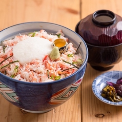 【当店人気】かにとろろ丼