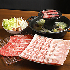 雲丹としゃぶしゃぶ　北街角のコース写真