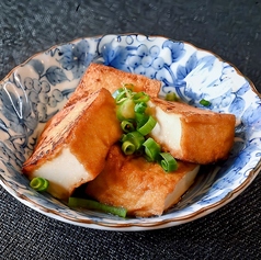 厚揚げネギ生姜