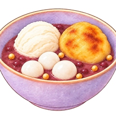おいも白玉贅沢ぜんざい￥980（税込）