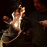 ◇名物　藁焼き
