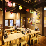かしこまらないオープンな空間で美味しい料理と美味しいお酒で一日の疲れを癒しませんか？