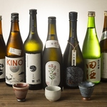 全国各地から厳選した日本酒を多数取り揃えております。