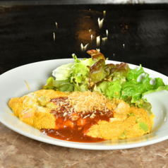 海老アボカドのオムレツ