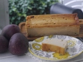 料理メニュー写真 パッションフルーツ・深川チーズケーキ