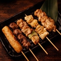 料理メニュー写真&nbsp;職人仕込み 炭火焼き鳥盛り合わせ