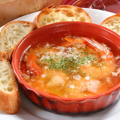 ぷりぷり海老のアヒージョ