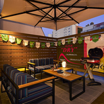 ビアガーデン　ソファー席　貸切もOK