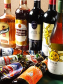 日本のアルコールはもちろん、インドのビールやウイスキー、ラムなども多数ございます