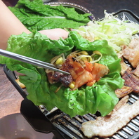 お酒との相性抜群の名物【サムギョプサル】