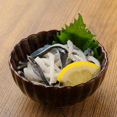 ホタテメンマ/ホタルイカ沖漬け/フグ皮湯引きポン酢