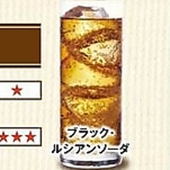 【コーヒー(リキュール)】ブラック・ルシアンソーダ