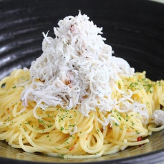 【DAIFUKU名物パスタ】たっぷり釜揚げしらす しらすのペペロンチーノ