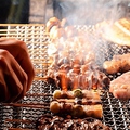 料理メニュー写真 奥三河鶏串焼き各種　各１本