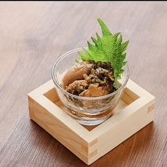 自家製つぶ貝わさび