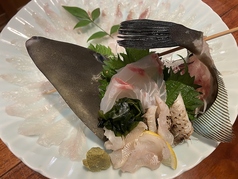 カワハギの姿造り