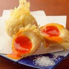 竹鶏たまごの味玉天ぷら（２個）