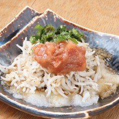 しらすの梅おろシソポン酢