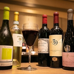 豊富なワインリスト