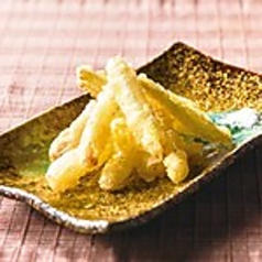 島らっきょの天婦羅