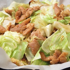 鶏ちゃんのモモ肉＆ムネ肉キャベツ炒め（二人前）/Grilled Chicken and Cabbage