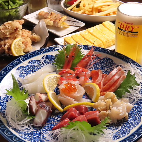 居酒屋メニューから本格的なお寿司と豊富なメニュー♪種類豊富なランチも大好評です！
