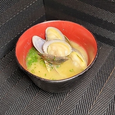 たっぷりあさりの貝汁