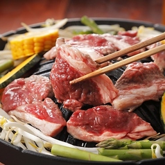 北海道直送の厳選ラム肉（子羊）のジンギスカンランチ♪
