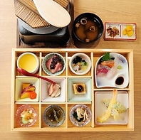 こだわり食材で作る四季折々の料理◎釜めしランチも人気