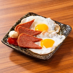 コンビーフハッシュの玉子焼き