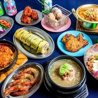ソジュと相性の良い韓国料理を多数ご用意しております！