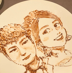 誕生会等の記念日にも！！  事前にご連絡いただければ似顔絵プレートもご用意致します！！