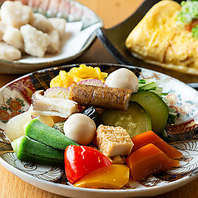 旬の京野菜や京鴨の旨味を引き出す