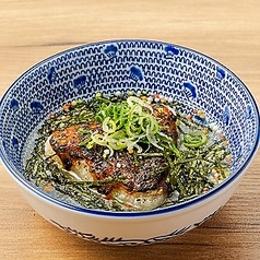 大葉味噌の焼きおにぎり茶漬け