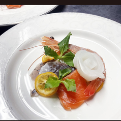 コース料理前菜一例