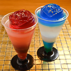 イチゴ/パッション/メロン/グレープ/ハワイコーヒー/ブルーキュラソー　各