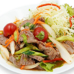 牛肉のスパイシーサラダ