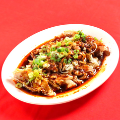 自家製ラー油のよだれ鶏