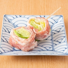 レタス豚巻き