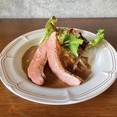 鴨肉のロースト120g~マデイラソース・マッシュポテト添え~