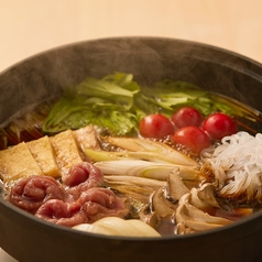 《名物単品2人前》鴨すき焼き