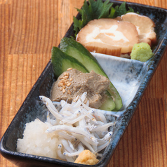 【1】前菜3種盛り