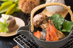 松茸会席の写真