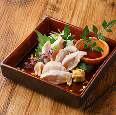 霜降りささみのお造り